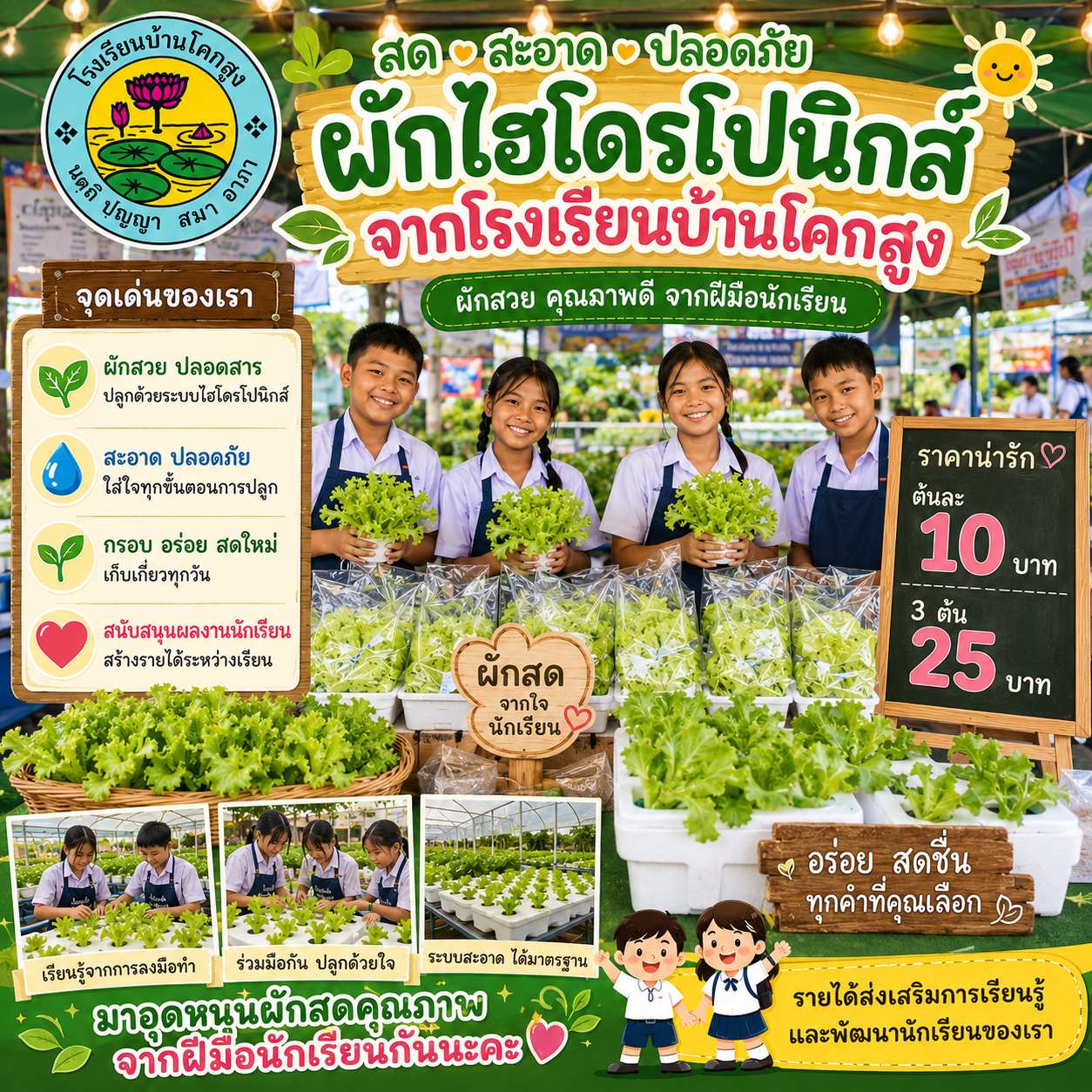 ผักไฮโดรโปนิกส์