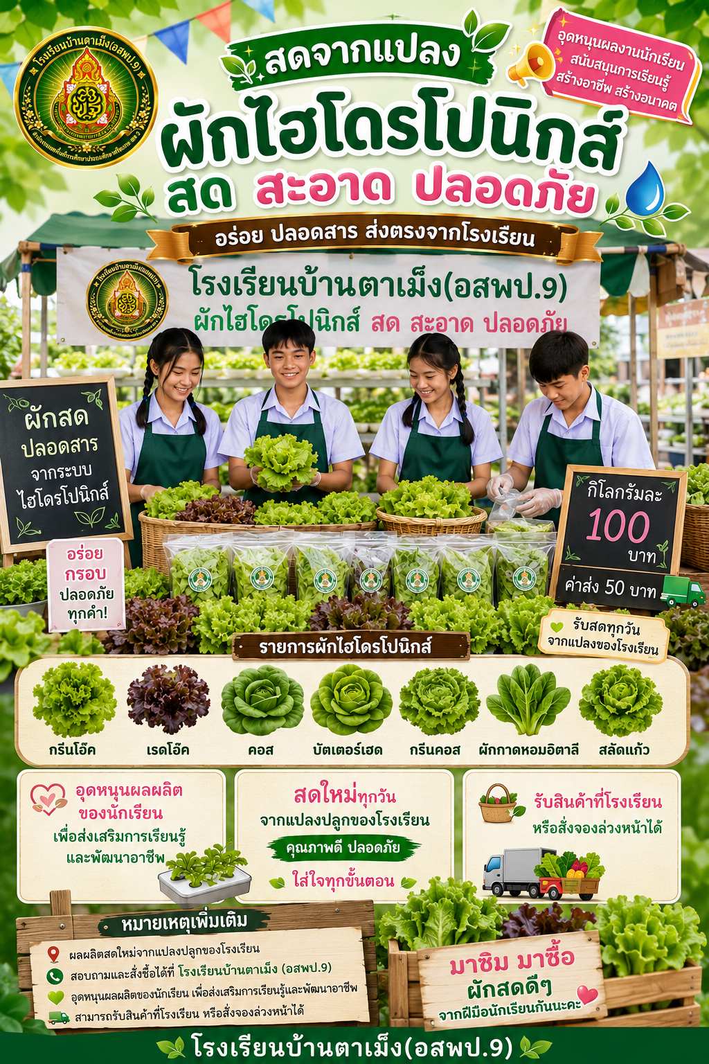 ผักไฮโดรโปนิกส์