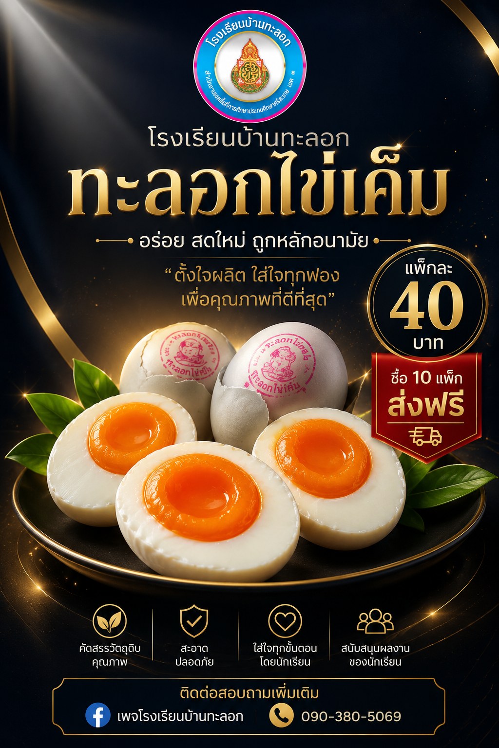 ทะลอกไข่เค็ม