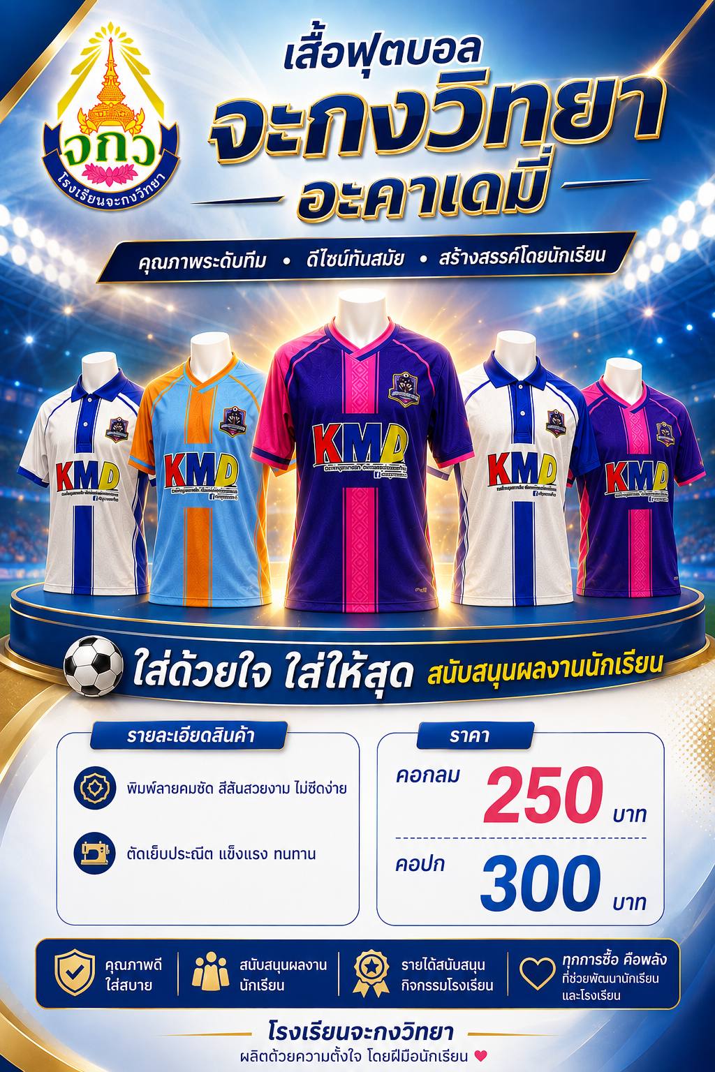 เสื้อฟุตบอลจะกงวิทยาอะคาเดมี่