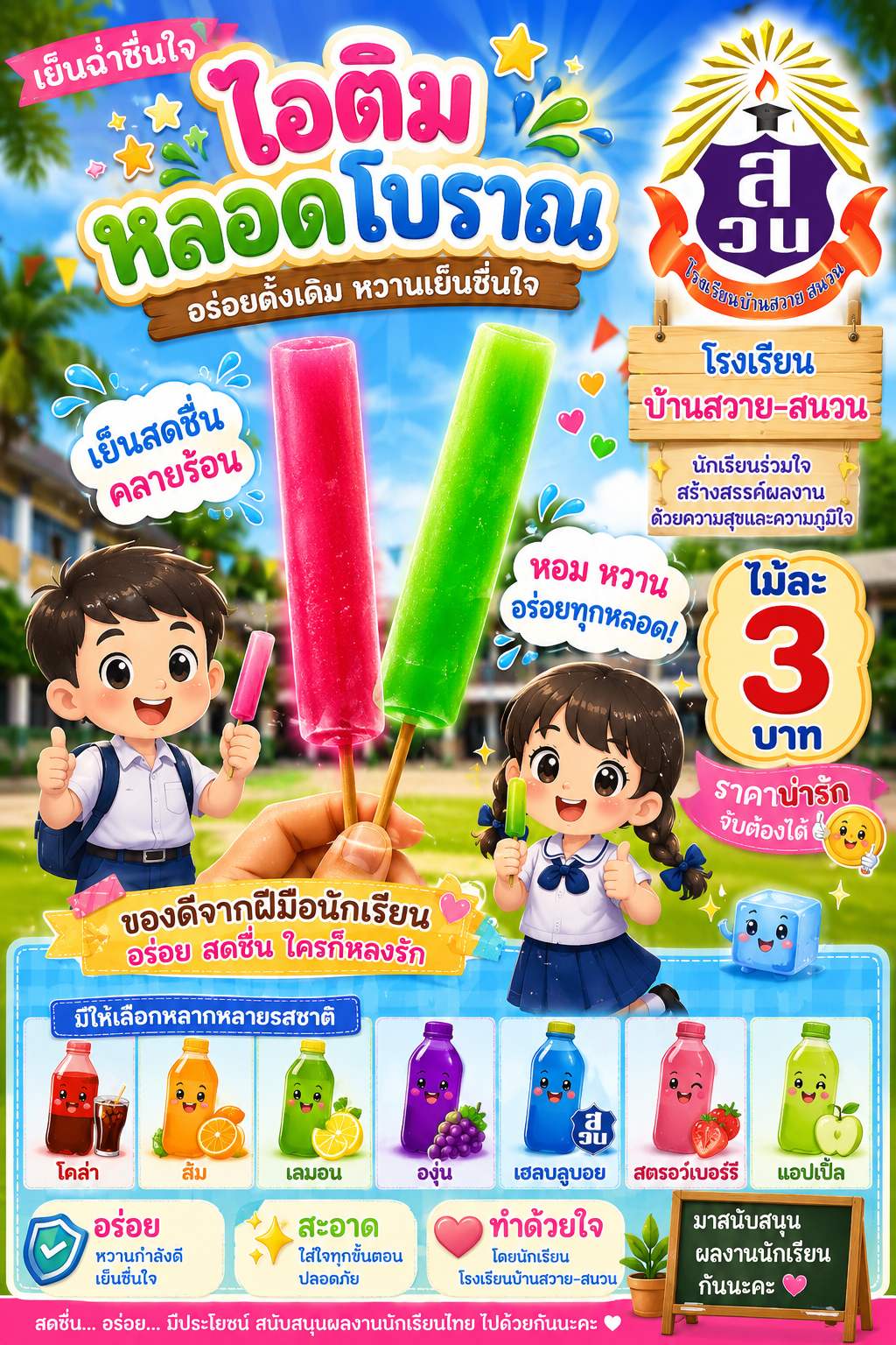 ไอติมหลอดเขย่าโลก