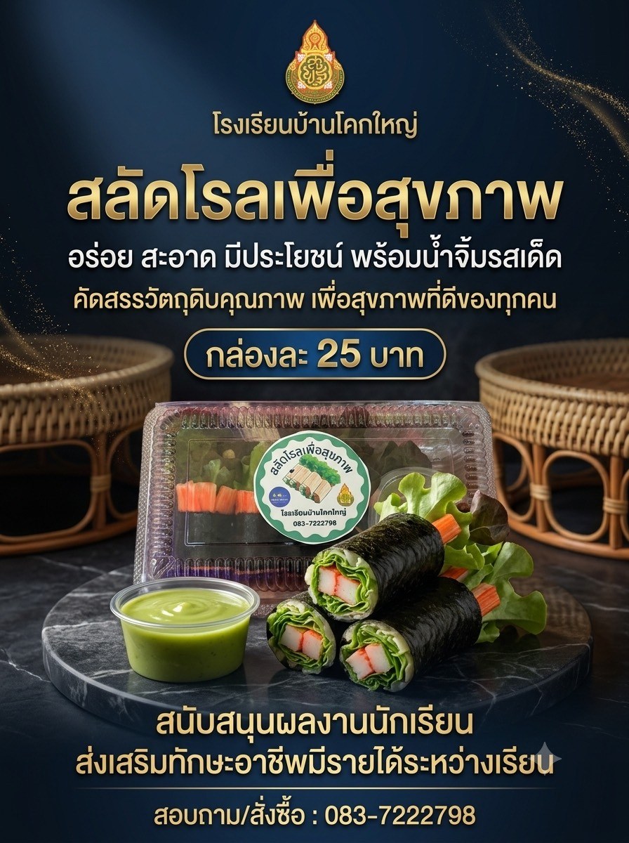 สลัดโรลเพื่อสุขภาพ