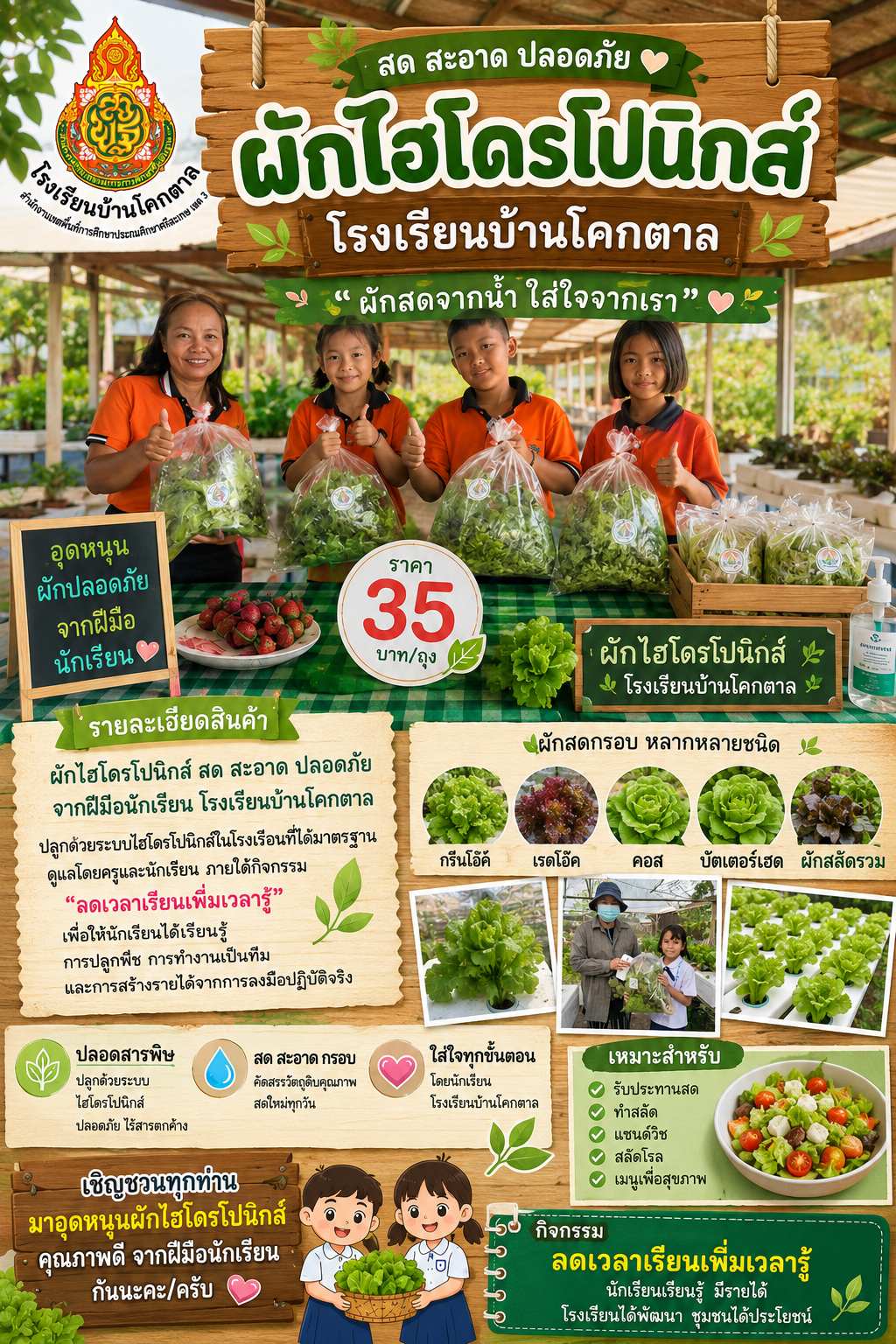 ผักไฮโดรโปนิกส์